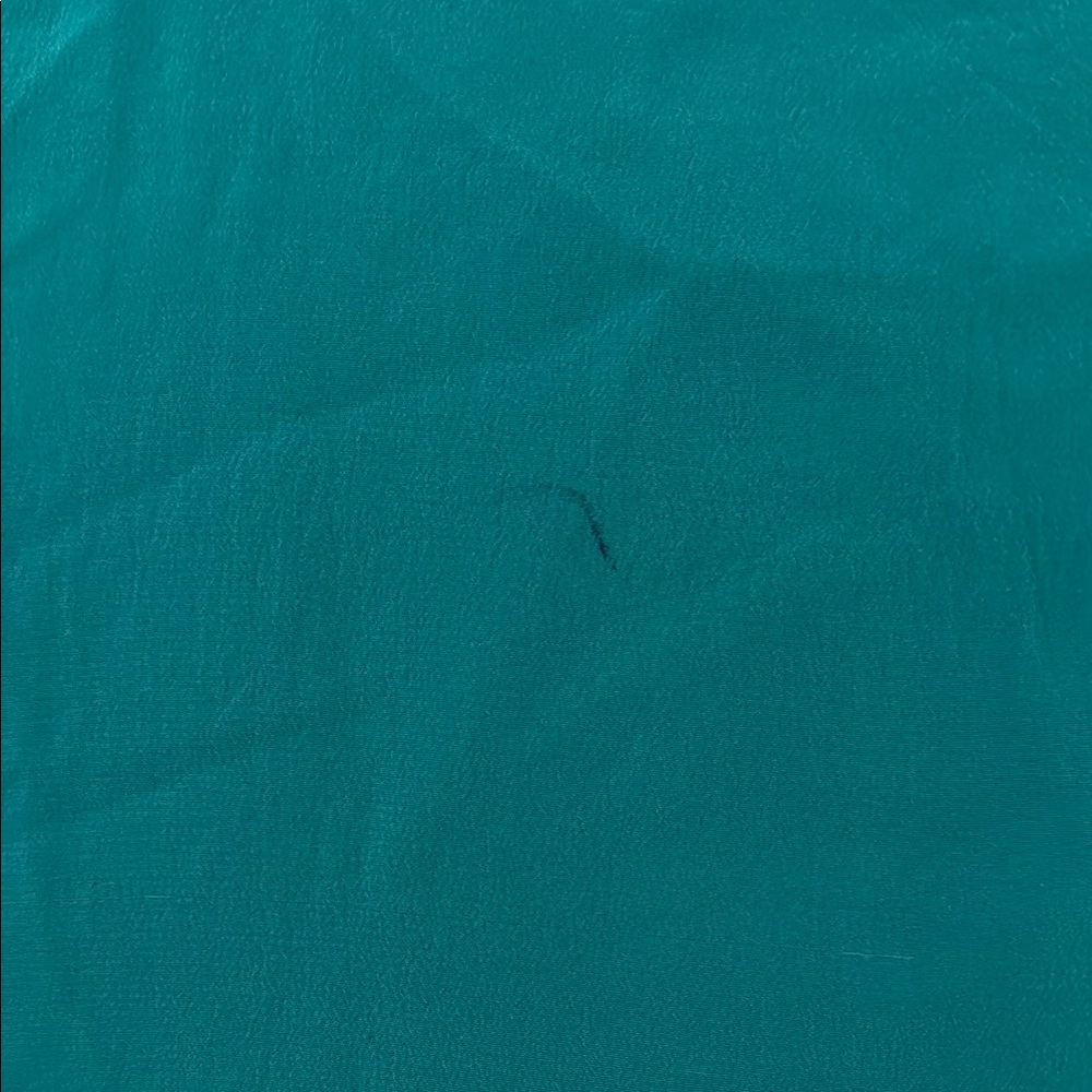 Vintage Teal Blouse with Pink Collar - Picture 6 of 13